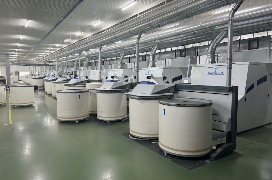 Traly operates numerous Trützschler carding machines. Recently, the TC 19i completed
Tra Ly’s portfolio © 2025 Trützschler Traly operates numerous Trützschler carding machines. Recently, the TC 19i completed
Tra Ly’s portfolio © 2025 Trützschler