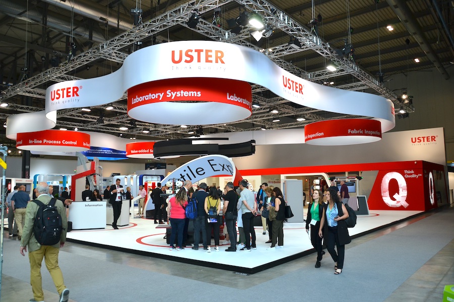 Uster booth at ITMA 2023 © 2025 TexData International Uster booth at ITMA 2023 © 2025 TexData International