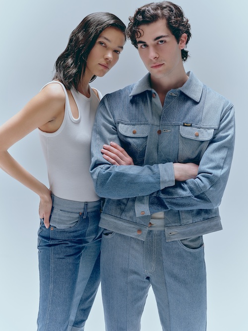 To create the collection, Wrangler revived discarded denim and transformed it into apparel tough enough to stand the test of time that can be repurposed and re-loved, providing consumers the opportunity to buy better. Wrangler’s commitment to durability and long-lasting quality products has helped to keep waste out of landfills since 1947. Wrangler Reborn™ enhances that commitment and is an additional step towards the brand’s WeCare Wrangler™ goals, crafted to create a better future through its commitment to sustainability. (Photo: Business Wire) To create the collection, Wrangler revived discarded denim and transformed it into apparel tough enough to stand the test of time that can be repurposed and re-loved, providing consumers the opportunity to buy better. Wrangler’s commitment to durability and long-lasting quality products has helped to keep waste out of landfills since 1947. Wrangler Reborn™ enhances that commitment and is an additional step towards the brand’s WeCare Wrangler™ goals, crafted to create a better future through its commitment to sustainability. (Photo: Business Wire)
