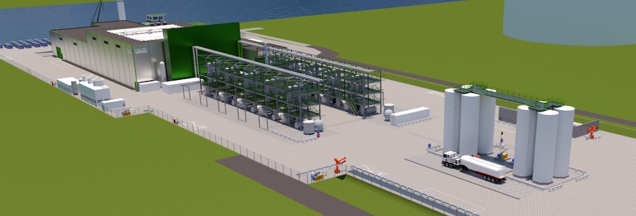 Artistic visualisation of the Xycle plant © 2025 Xycle Artistic visualisation of the Xycle plant © 2025 Xycle