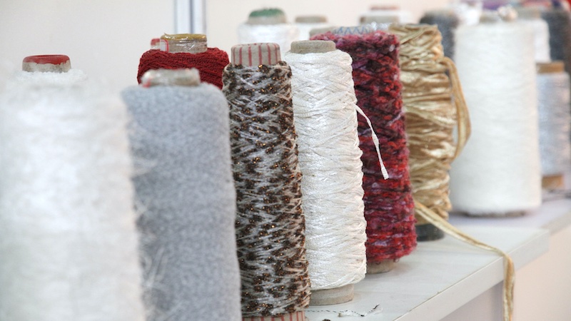 Yarns of all types are presented at the Yarn Expo © 2024 Messe Frankfurt Yarns of all types are presented at the Yarn Expo © 2024 Messe Frankfurt