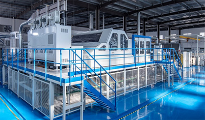 aXcess card CA25 VarioWeb for drylaid process. © ANDRITZ 