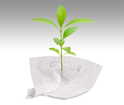 Sustainability: ANDRITZ biodegradable wet wipes © ANDRITZ Sustainability: ANDRITZ biodegradable wet wipes © ANDRITZ