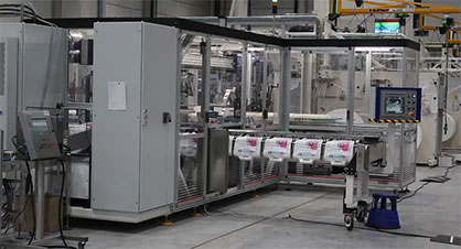 ANDRITZ Diatec baby diaper line in the Naturopera’s production plant in in Bully Les Mines, France © Naturopera ANDRITZ Diatec baby diaper line in the Naturopera’s production plant in in Bully Les Mines, France © Naturopera