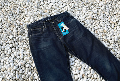 Denim overdyed using Pad-Ox G2.
(Photo: Jeanologia)