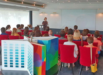 The Color Atlas by Archroma® on display at a Carlin color workshop held on June 21, 2018 in Lyon, France. (Photo: Archroma) The Color Atlas by Archroma® on display at a Carlin color workshop held on June 21, 2018 in Lyon, France. (Photo: Archroma)