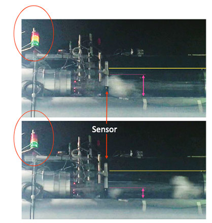 Fig. 4: Experimental setup with different funding stands. © 2021 Autefa Fig. 4: Experimental setup with different funding stands. © 2021 Autefa