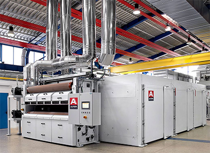 AUTEFA Solutions HiPerTherm double belt oven system © 2023 AUTEFA Solutions