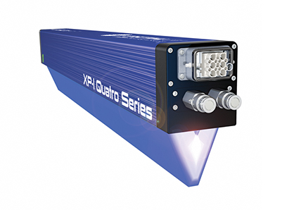 Baldwin´s XP Quatro Series (TM) LED-UV curing module is designed to economically and efficiently cure LED-formulated rpinting inks and coatings. © 2022 Baldwin