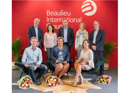 Caption: B.I.G.’s Sustainability Award Logistics ceremony to thank the teams for their contribution in reducing CO2 emissions drastically. (Photo: © Beaulieu International Group)