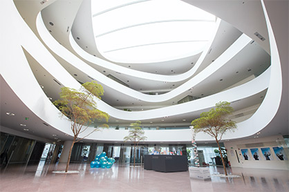 Borealis Innovation Headquarters Atrium Showroom in Linz, Austria © 2020 Borealis Borealis Innovation Headquarters Atrium Showroom in Linz, Austria © 2020 Borealis