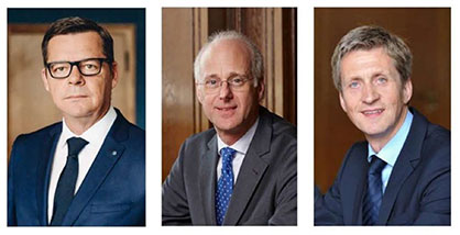 Jens D. Lukacik, Fritz A. Grobien, Ernst Grimmelt (c) 2020 Bremer Baumwollbörse Jens D. Lukacik, Fritz A. Grobien, Ernst Grimmelt (c) 2020 Bremer Baumwollbörse