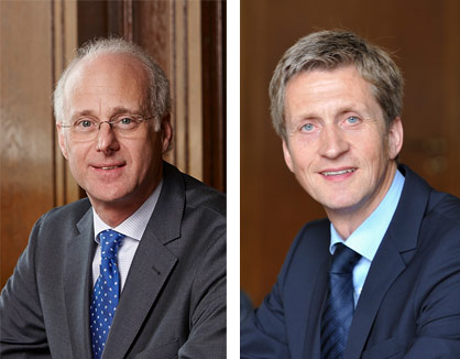Fritz A. Grobien (left) and Ernst Grimmelt (right) © Bremen Cotton Exchange. Fritz A. Grobien (left) and Ernst Grimmelt (right) © Bremen Cotton Exchange.