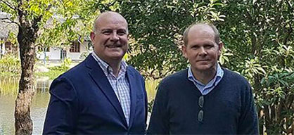 from left: Fabrício Rampani, Frank Bernhard (c) 2020 Brückner from left: Fabrício Rampani, Frank Bernhard (c) 2020 Brückner