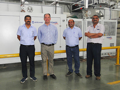 Pic: from left: Jaiwanta Nalode (Morarjee), Andrea Corgnati (Brückner), Shailesh Tambuskar (Morarjee), Sudhir Jangale (Morarjee) (c) 2017 Brückner Pic: from left: Jaiwanta Nalode (Morarjee), Andrea Corgnati (Brückner), Shailesh Tambuskar (Morarjee), Sudhir Jangale (Morarjee) (c) 2017 Brückner