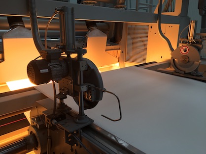 Infrared dryer at the machine outlet (c) Brückner