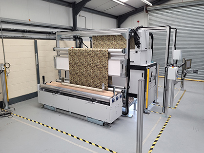 The new Shelton fabric inspection technique for accurately detecting the most subtle of defects on patterned fabrics. © 2023 BTMA The new Shelton fabric inspection technique for accurately detecting the most subtle of defects on patterned fabrics. © 2023 BTMA
