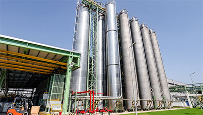 View of the new production facility for compounding mechanically recycled polycarbonate in Shanghai. © Covestro View of the new production facility for compounding mechanically recycled polycarbonate in Shanghai. © Covestro