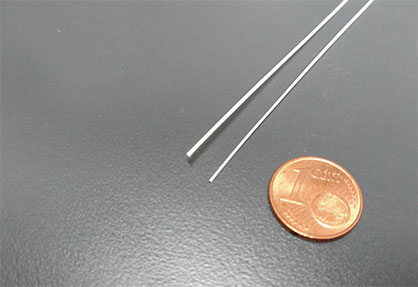 Cellulose fibers pultruded with cellulose based binder. Photo: DITF Cellulose fibers pultruded with cellulose based binder. Photo: DITF