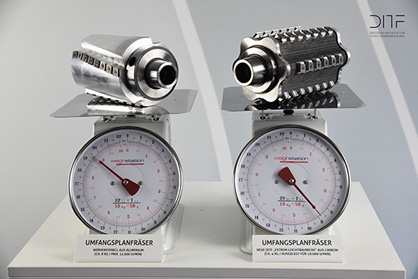 Award-winning planer cutter in extremely lightweight construction. (c) 2024 DITF Award-winning planer cutter in extremely lightweight construction. (c) 2024 DITF