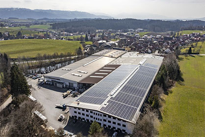 More sustainable with solar power: The new photovoltaic plant of Lindauer DORNIER will in future produce More sustainable with solar power: The new photovoltaic plant of Lindauer DORNIER will in future produce