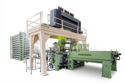 3D weaving machine (c) 2019 DORNIER 3D weaving machine (c) 2019 DORNIER