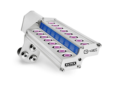 The EYE for tufting uses the Compact yarn sensors. (c) 2019 Eltex The EYE for tufting uses the Compact yarn sensors. (c) 2019 Eltex