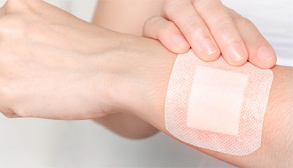 Freudenberg bio-based wound pad M 1714 wound pad with superior absorption - Source: ©Freudenberg Performance Materials Freudenberg bio-based wound pad M 1714 wound pad with superior absorption - Source: ©Freudenberg Performance Materials
