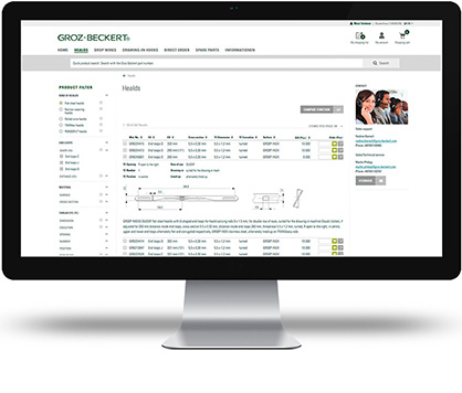 A look into the product catalog healds (c) 2018 Groz-Beckert A look into the product catalog healds (c) 2018 Groz-Beckert