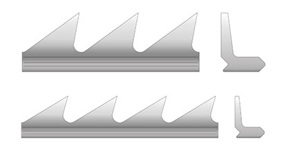 Interlocking 4 and 5 thread card clothing (c) 2020 Groz-Beckert