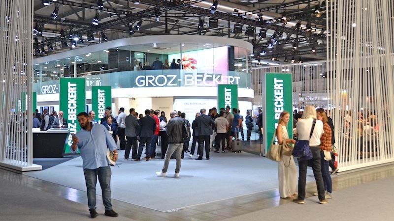 Groz-Beckert booth at ITMA 2023 © 2024 TexData International Groz-Beckert booth at ITMA 2023 © 2024 TexData International