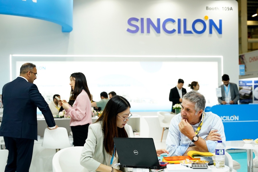 SINCILON booth at HIGHTEX 2024 © 2025 HIGHTEX