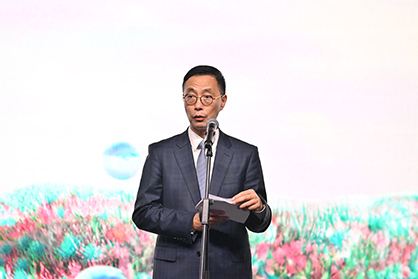 Kevin Yeung, GBS, JP, Secretary for Culture, Sports and Tourism of the Government of the Hong Kong Special Administrative Region, speaks at the opening ceremony. © 2023 HKTDC