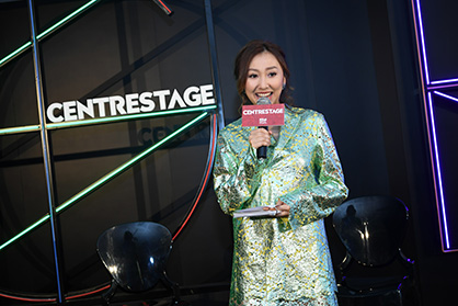 Rikko Lee, emcee of the CENTRESTAGE 2019 media preview, is dressed in ANAÏS JOURDEN (c) HKTDC Rikko Lee, emcee of the CENTRESTAGE 2019 media preview, is dressed in ANAÏS JOURDEN (c) HKTDC
