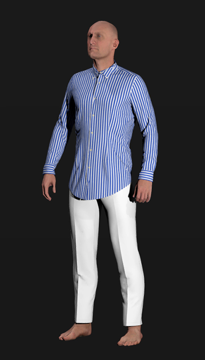 Pic: Fashion visualized with Virtual mirror (c) 2017 Human Solutions Pic: Fashion visualized with Virtual mirror (c) 2017 Human Solutions