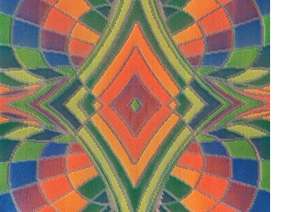 Colorful 3D warp knitted fabrics © 2023 KARL MAYER