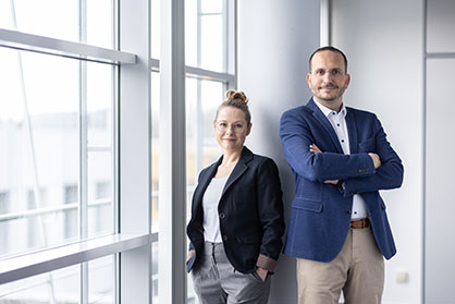 Annekatrin Konermann and Werner Paulin © 2023 Lenze Annekatrin Konermann and Werner Paulin © 2023 Lenze