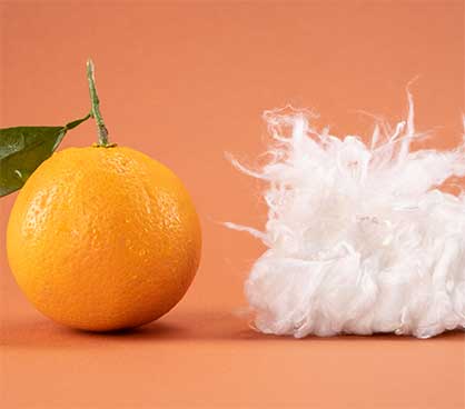 TENCEL™ Limited Edition x Orange Fiber © 2021 Lenzing / Orange Fiber TENCEL™ Limited Edition x Orange Fiber © 2021 Lenzing / Orange Fiber