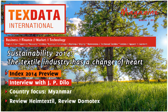 TexData Magazine 1 / 2014 Cover TexData Magazine 1 / 2014 Cover