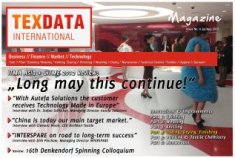 The cover of issue 7/8 of the TexData Magazine