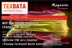 The cover of issue 3/4 of the TexData Magazine