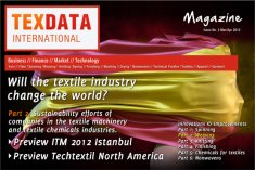 The cover of issue 3/4 of the TexData Magazine The cover of issue 3/4 of the TexData Magazine