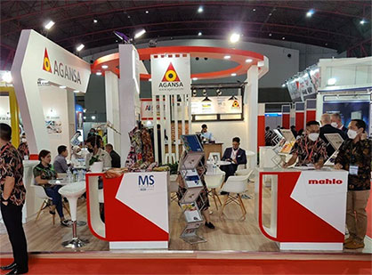 You will find Agansa's booth A1-B1 right at the entrance to the exhibition hall © 2022 Mahlo