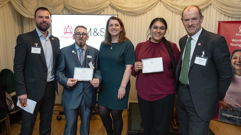 M&S is celebrating 20 years of Marks & Start - its groundbreaking employability programme in partnership with The Kings Trust. In that time, it has supported 30,000 people, including 12,000 young people facing barriers to employment gain their crucial first step on the career ladder © 2024 M&S M&S is celebrating 20 years of Marks & Start - its groundbreaking employability programme in partnership with The Kings Trust. In that time, it has supported 30,000 people, including 12,000 young people facing barriers to employment gain their crucial first step on the career ladder © 2024 M&S