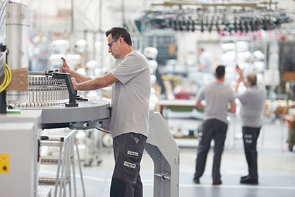 Thanks to firm demand, production capacities at Mayer & Cie. are fully booked until what is likely to be the end of the year.
Photo: Ralph Koch for Mayer & Cie. Thanks to firm demand, production capacities at Mayer & Cie. are fully booked until what is likely to be the end of the year.
Photo: Ralph Koch for Mayer & Cie.