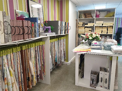TOMDOM is well-known for producing high-quality curtains, bed covers, tablecloths, and other textiles © Mimaki TOMDOM is well-known for producing high-quality curtains, bed covers, tablecloths, and other textiles © Mimaki