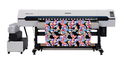 Mimaki’s latest textile offering is the TS330-1600, a sublimation transfer inkjet printer © 2022 Mimaki Mimaki’s latest textile offering is the TS330-1600, a sublimation transfer inkjet printer © 2022 Mimaki