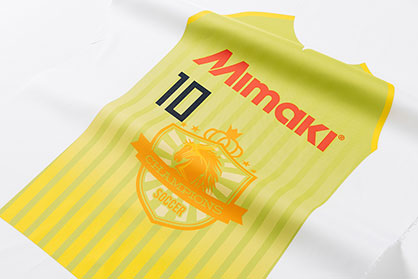 Textile application sportswear (c) 2018 Mimaki Textile application sportswear (c) 2018 Mimaki
