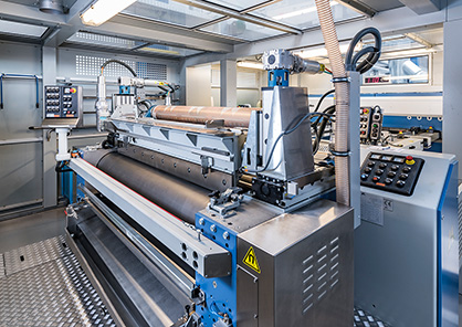 The latest Montex®Coat coating system is one of the most recent additions to the Monforts Advanced Technology Centre (ATC) at the company’s headquarters in Mönchengladbach, Germany. © 2020 Monforts The latest Montex®Coat coating system is one of the most recent additions to the Monforts Advanced Technology Centre (ATC) at the company’s headquarters in Mönchengladbach, Germany. © 2020 Monforts