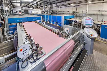 The Monforts Montex stenters at ATB are all 2.4 metres wide and use the latest control equipment to grant the highest possible process quality/reproducibility. (c) 2018 AWOL Media / Monforts The Monforts Montex stenters at ATB are all 2.4 metres wide and use the latest control equipment to grant the highest possible process quality/reproducibility. (c) 2018 AWOL Media / Monforts